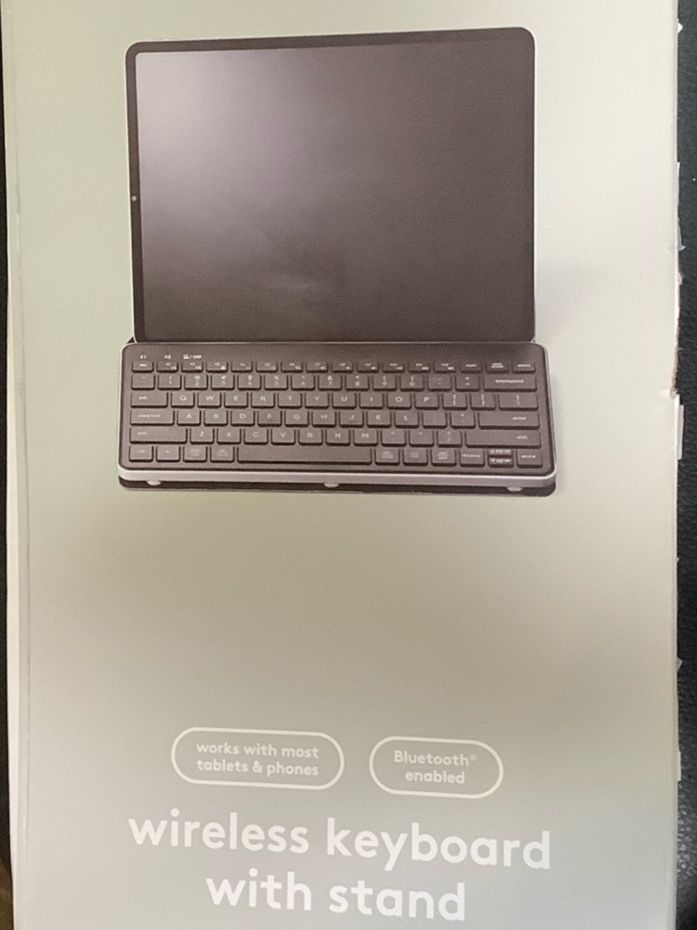 heyday Wireless Tablet Keyboard and Stand - Black